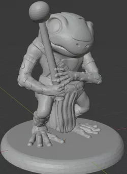 Grung with Mace