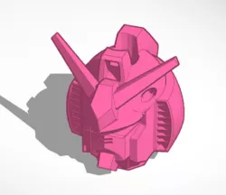 Gundam Head Bead or Straw Topper