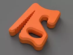 Guyline cord tensioner hook