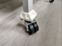 IKEA Sundvik baby bed caster mount