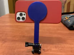 iPhone MagSafe GoPro mount.