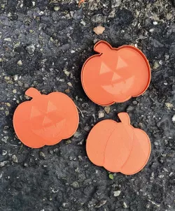 Jack-O-Lantern & Pumpkin Coasters