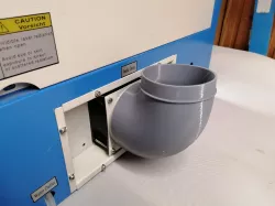 K40 exhaust adapter / K40 Schlauchanschluß