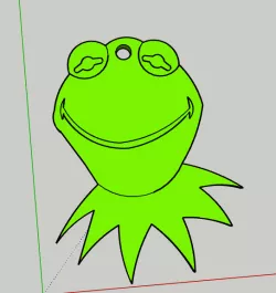 kermit the frog keycain