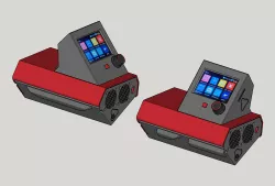 LowRider 3 CNC - control box case for BTT SKR Pro 1.2 board and a BTT TFT35 E3 touchscreen (v1.2)