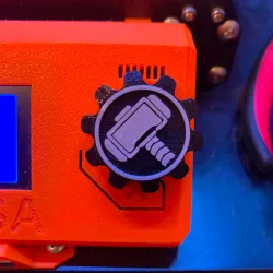 Marvel Thor Hammer LCD Knob for Prusa MK3S / Mini