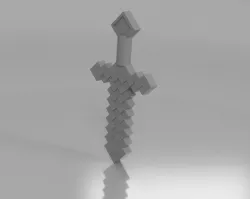 Minecraft Lego Sword (Scalable for human use!)