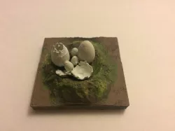 Miniature 28mm Hatching or Hatched Monster Eggs