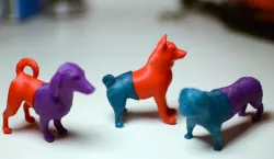 Mixable dog models - Puzzle game
