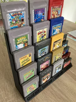 Modular Gameboy Game Shelf