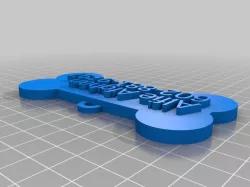 My Customized Pet Dog Tag bone shaped (Lengthened)