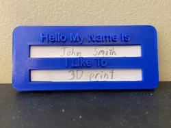 Name Tag