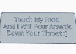 Not So Passive, Aggressive Fridge Magnet