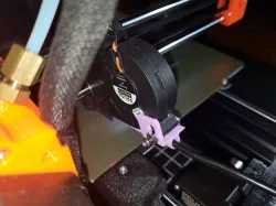 Nozzle Camera (5.5mm endoscope) Mount for Prusa Mini
