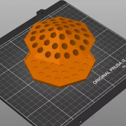 Octagon Paint Brush Holder