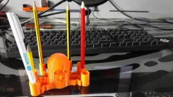 Octopus pen and pencil holder