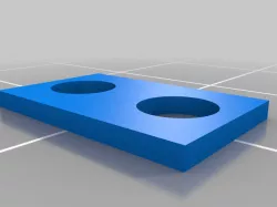 OpenSCAD Anycubic Mono X spacer