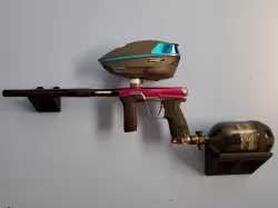 Paintball Marker Setup Wall Mount