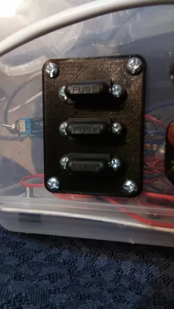 Panel ATO-ATC 2 to 10 Blade Fuse Holders Mount Plate