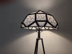 Papercut Stained Glass Lampshade
