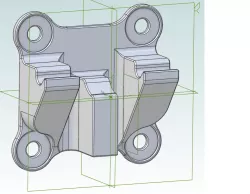 Pegboard display holder for Edge Technology lathe tool height guage.
