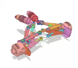 ProjectF204: Formula 1 RC car with realistic suspension