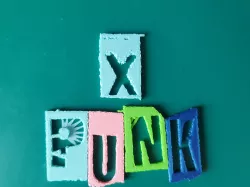 *️⃣ Punk font letter X