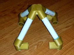 Pyramid Elbows & Topper, 1/2 Inch PVC Pipe Fitting Series #HalfInchPVCFittings
