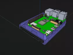 Raspberry PI SSD Holder for CanaKit Case