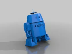 Rebels Chopper Low Poly
