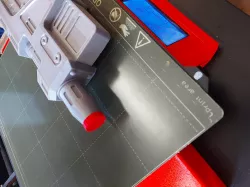 Red cap gun for Cosplay weapons / Tappo rosso per armi Cosplay (OpenScad)