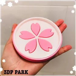 SAKURA Soap Box and Coaster