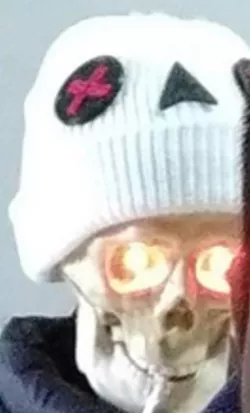 Skeleton Beanie Buttons