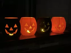 Small Halloween Pumpkin Lantern