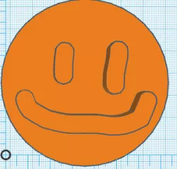 Smiley face stamp