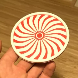 Spiral Design Coaster