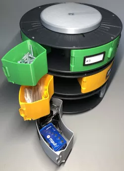 Spool Organizer - Closing, Stackable and Customizable