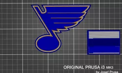 St Louis Blues logo for mmu