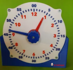 Stand for teaching clock