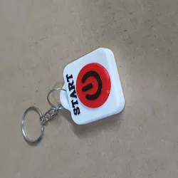 Start Button Keychain