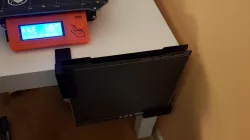 Steel sheet holder for IKEA Lak table