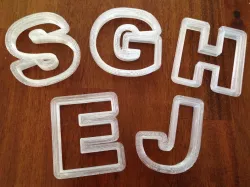 Text Cookie Cutters