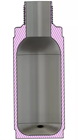 Thunder B Airsoft grenade shell