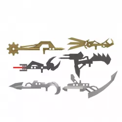 (Updated 1) Bionicle Heroes Piraka's Weapons Pack