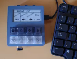 USB and Bluetooth macroKeyboard