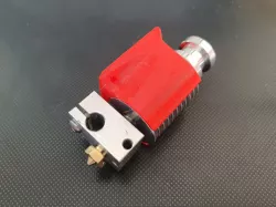 V6 Dragon Hotend Fan Shroud with Heater Cable Clearance