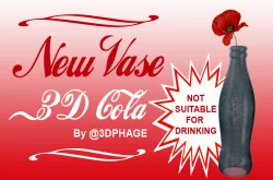 Vase 3D cola