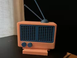 Vintage Radio - Phone Holder