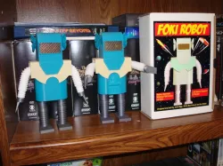 vintage walking robot 3d printed Foki robot