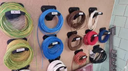 Wall cable holder